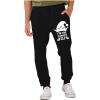 imageTstars Christmas Sweatpants for Men Women Sweat Pants Graphic Elf Track Fleece JoggersBlack