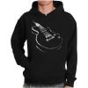 imageTstars Guitar Hoodie for Men Novelty Gifts Musician Guitars Player Guitarist Music Mens Sweatshirt HoodiesBlack