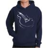 imageTstars Guitar Hoodie for Men Novelty Gifts Musician Guitars Player Guitarist Music Mens Sweatshirt HoodiesBlue
