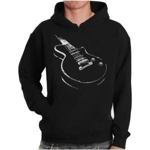 imageTstars Guitar Hoodie for Men Novelty Gifts Musician Guitars Player Guitarist Music Mens Sweatshirt HoodiesBlack