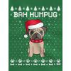 imageTstars  Bah Humpug Funny Ugly Christmas Puppy Pug Dog Women SweatshirtGray