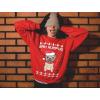 imageTstars  Bah Humpug Funny Ugly Christmas Puppy Pug Dog Women SweatshirtRed
