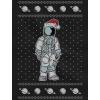 imageTstars Astronaut Santa Ugly Christmas Sweater Space Youth Kids Long Sleeve TShirtGreen
