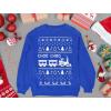 imageTstars Choo Choo Train Boys Ugly Christmas Sweatshirt Tacky Sweater Style Xmas Holiday Youth Kids SweatshirtsBlue