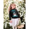 imageTstars Jawlly Shark Sweatshirt Toddler Youth Kids Ugly Christmas Sweater StyleBlack  Jawlly Sweatshirt