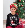 imageTstars KungFu Santa Ugly Christmas Sweatshirt Funny Tacky Sweater Style Xmas Holiday Youth Kids SweatshirtsBlack