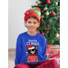 imageTstars Santa Claws Sweatshirt Toddler Youth Kids Cat Ugly Christmas Sweater StyleBlue