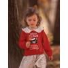imageTstars Santa Claws Sweatshirt Toddler Youth Kids Cat Ugly Christmas Sweater StyleRed