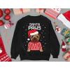 imageTstars Santa Pug Kids Ugly Christmas Sweatshirt Tacky Sweater Style Xmas Holiday Sweatshirts for Youth Boys ampamp GirlsBlack
