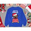 imageTstars Santa Pug Kids Ugly Christmas Sweatshirt Tacky Sweater Style Xmas Holiday Sweatshirts for Youth Boys ampamp GirlsBlue