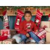 imageTstars Santa Pug Kids Ugly Christmas Sweatshirt Tacky Sweater Style Xmas Holiday Sweatshirts for Youth Boys ampamp GirlsRed