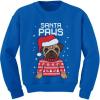 imageTstars Santa Pug Kids Ugly Christmas Sweatshirt Tacky Sweater Style Xmas Holiday Sweatshirts for Youth Boys ampamp GirlsBlue