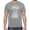 imageTstars Wild One Dad Shirt Safari Theme Family First Birthday Daddy Shirt for MenGray