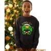 imageTstars Gamer Elf Controller Christmas Sweatshirt for Kids Youth Kids SweatshirtBlack