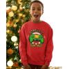 imageTstars Gamer Elf Controller Christmas Sweatshirt for Kids Youth Kids SweatshirtRed