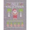 imageTstars Mele Kalikimaka Hawaiian Santa Ugly Christmas 34 Sleeve Women Raglan ShirtBlueGray