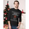 imageTstars Merry Swishmas Sweatshirt Basketball Ugly Christmas Sweater Style Long SleeveBlack