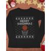 imageTstars Merry Swishmas Sweatshirt Basketball Ugly Christmas Sweater Style Long SleeveBlack