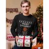 imageTstars Merry Swishmas Sweatshirt Basketball Ugly Christmas Sweater Style Long SleeveBlack