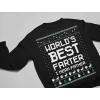 imageTstars Worlds Best Farter I Mean Father Ugly Christmas Sweater Style Funny SweatshirtBlack