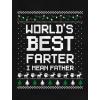 imageTstars Worlds Best Farter I Mean Father Ugly Christmas Sweater Style Funny SweatshirtBlack