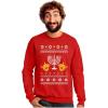 imageTstars TeeStars  Funny Jewish Holidays Ugly Christmas Hanukkah SweatshirtRed
