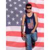 imageTstars American Flag 4th of July Tank Tops for Men USA Mens Patriotic Memorial Day TopAmerican Flag  Blue