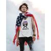 imageTstars American Flag Cap hat  Cool 4th of July Merica Mens Tank TopWhite