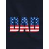 imageTstars Daddys Little Firecracker 4th of July Patriotic Father ampamp Child Matching ShirtsDad Navy  Toddler Navy