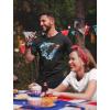 imageTstars Distressed USA Flag Shirt Memorial Day 4th of July Shirts for Men Patriotic American Eagle Mens TShirtBlack