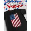 imageTstars Distressed USA Flag Shirt Memorial Day 4th of July Shirts for Men Patriotic American Eagle Mens TShirtDistressed Flag  Black