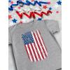 imageTstars Distressed USA Flag Shirt Memorial Day 4th of July Shirts for Men Patriotic American Eagle Mens TShirtDistressed Flag  Gray