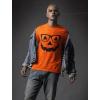 imageTstars Jack O Lantern Pumpkin Face  Easy Halloween Costume TShirtOrange