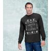 imageTstars Mens  Christmas is Coming Ugly Christmas Sweater Long Sleeve TShirtBlack