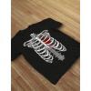 imageTstars Skeleton Rib Cage Heart Xray Halloween Easy Costume TShirtBlack