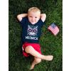 imageTstars TeeStars  Meowica America Patriot Cat 4th of July Youth Kids TShirtNavy