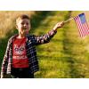 imageTstars TeeStars  Meowica America Patriot Cat 4th of July Youth Kids TShirtRed