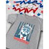 imageTstars Trump Shirt American Flag Team Murica Memorial Day Patriotic USA Merica Mens 4th of July TShirtsGray