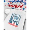 imageTstars Trump Shirt American Flag Team Murica Memorial Day Patriotic USA Merica Mens 4th of July TShirtsWhite