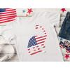 imageTstars USA Dinosaur American Flag Shirt 4th of July Gift Youth Kids TShirtWhite