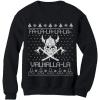 imageTstars  Viking Nordic God Valahalla Mythology Ugly Christmas Sweater SweatshirtBlack