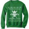 imageTstars  Viking Nordic God Valahalla Mythology Ugly Christmas Sweater SweatshirtGreen