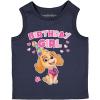 imageTstars Gifts for Girls Skye Birthday Girl Tank Top 2nd 3rd 4th 5th Paw Patrol Shirt Summer Toddler Unisex Sleeveless ShirtDenim