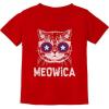imageTstars TeeStars  Meowica America Patriot Cat 4th of July Youth Kids TShirtRed