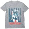 imageTstars Trump Shirt American Flag Team Murica Memorial Day Patriotic USA Merica Mens 4th of July TShirtsGray