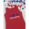 imageTstars American USA Flag 4th of July Independence Day Gift Mens Tank TopUsa  Red
