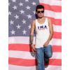 imageTstars American USA Flag 4th of July Independence Day Gift Mens Tank TopUsa  White