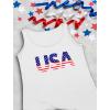imageTstars American USA Flag 4th of July Independence Day Gift Mens Tank TopUsa  White