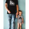 imageTstars Daddy and Son Matching Outfits Fathers Day Dad ampamp Baby Shirts Funny Nerdy Men T shirt Math JokesGray