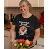 imageTstars Grandma Shark Doo Doo Doo Baby Shark Nana Women TShirtBlack
